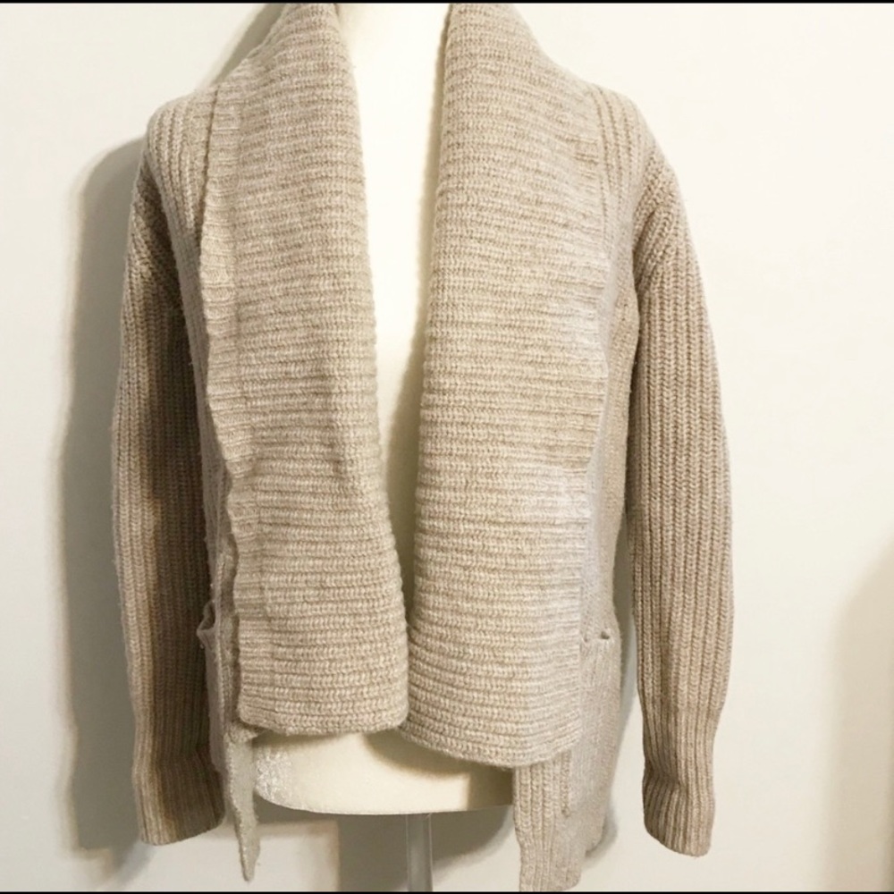 J. Crew open front wool cardigan